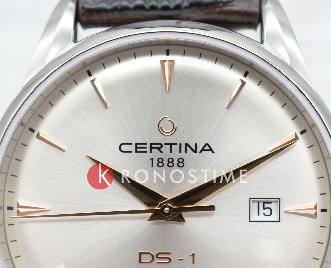 Certina Certina DS-1 Powermatic 80 C029.807.16.031.01, ds powermatic 80 швейцария мужские часы на браслете кожаный боковой вид