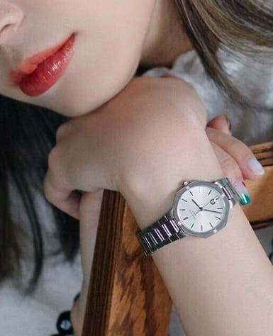 Casio Casio Sheen SHE-4543D-7A, sheen япония женские часы на браслете нержавеющая сталь боковой вид