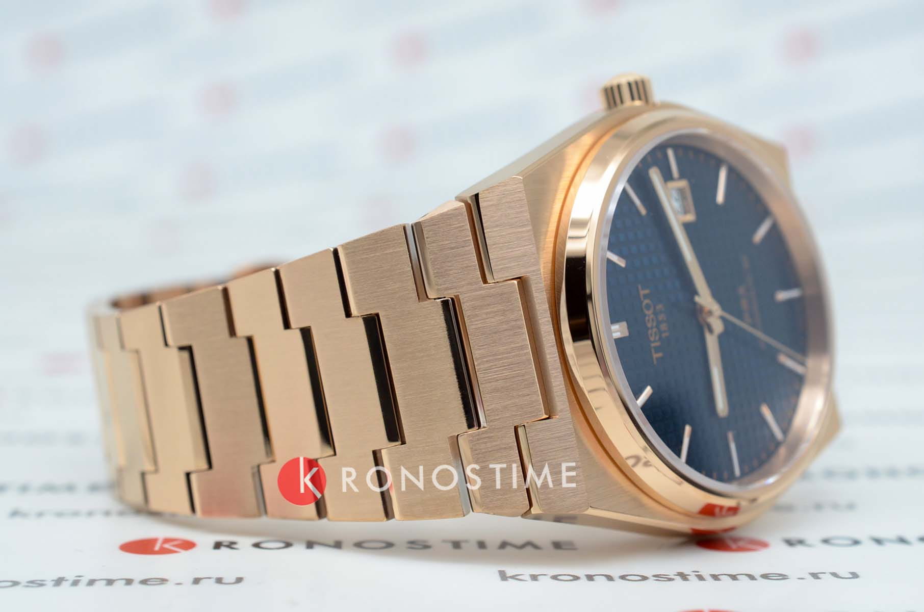 Tissot Tissot PRX Powermatic Т137.407.33.041.00 мужские часы синий циферблат на запястье