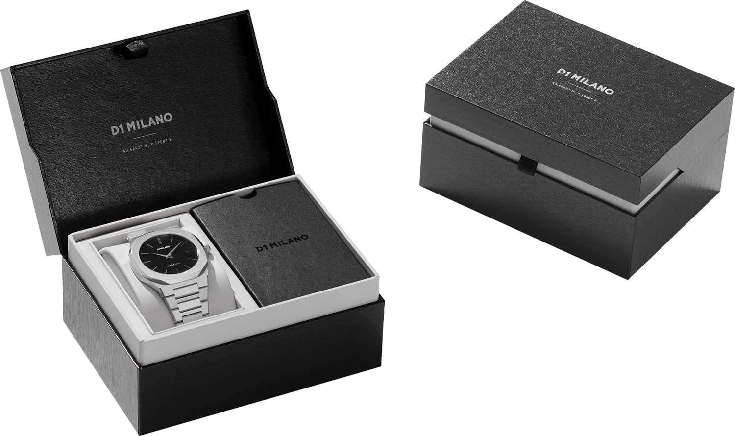 D1 Milano D1 Milano Ultra Thin UTBJ14 мужские часы черный циферблат на запястье