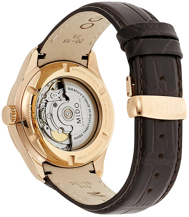 Mido Mido Belluna M024.428.36.031.00, belluna швейцария мужские часы на браслете кожаный боковой вид