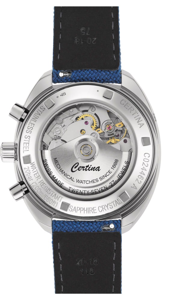 Оригинальные часы Certina Certina DS-2 C024.462.18.041.00 механические калибр механизма powermatic 80.611 общий вид