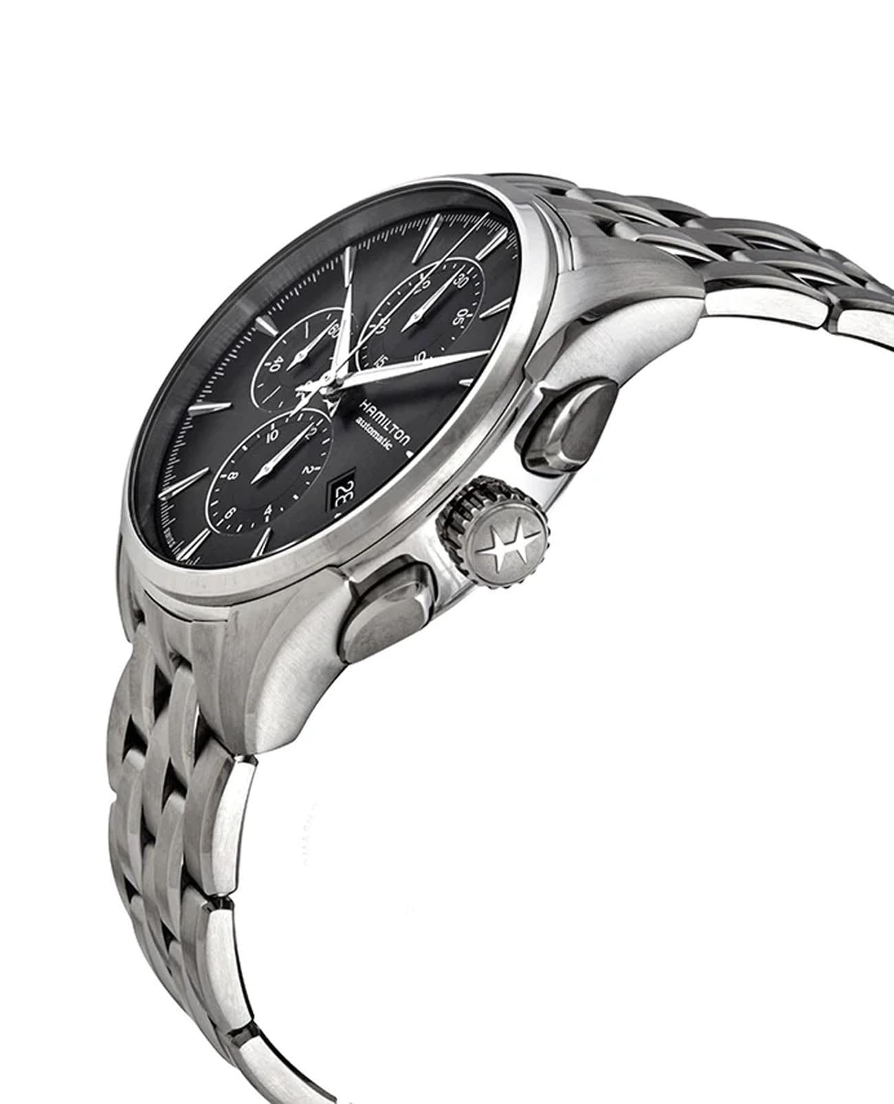 Оригинальные часы Hamilton Hamilton Jazzmaster Auto Chrono H32586181 механические калибр механизма h-21 общий вид