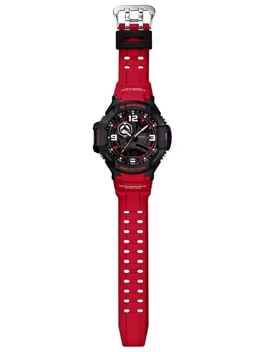 Casio Casio G-Shock GA-1000-4BDR (GA-1000-4B), g-shock япония мужские часы на браслете силикон боковой вид