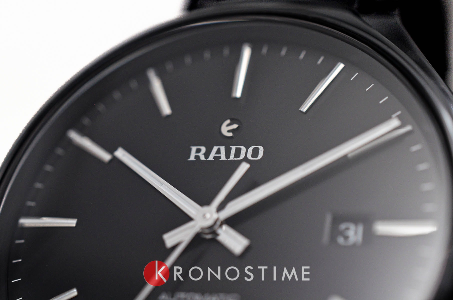 Rado Rado True Automatic R27056152 механические мужские часы часы крупный план черный циферблата