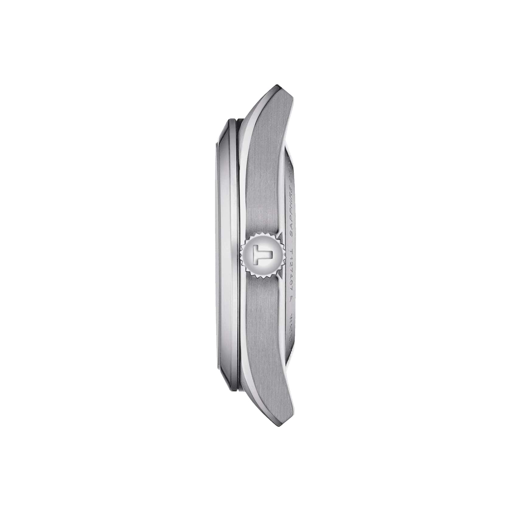 Tissot Tissot Gentleman Powermatic 80 Silicium T127.407.11.081.00 мужские часы серый циферблат на запястье