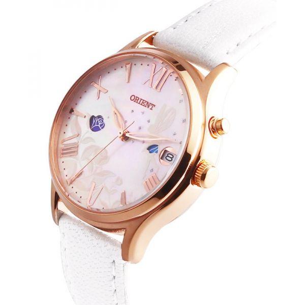 Orient Orient DM01004W (FDM01004W), classic automatic япония женские часы на браслете кожа + текстиль боковой вид