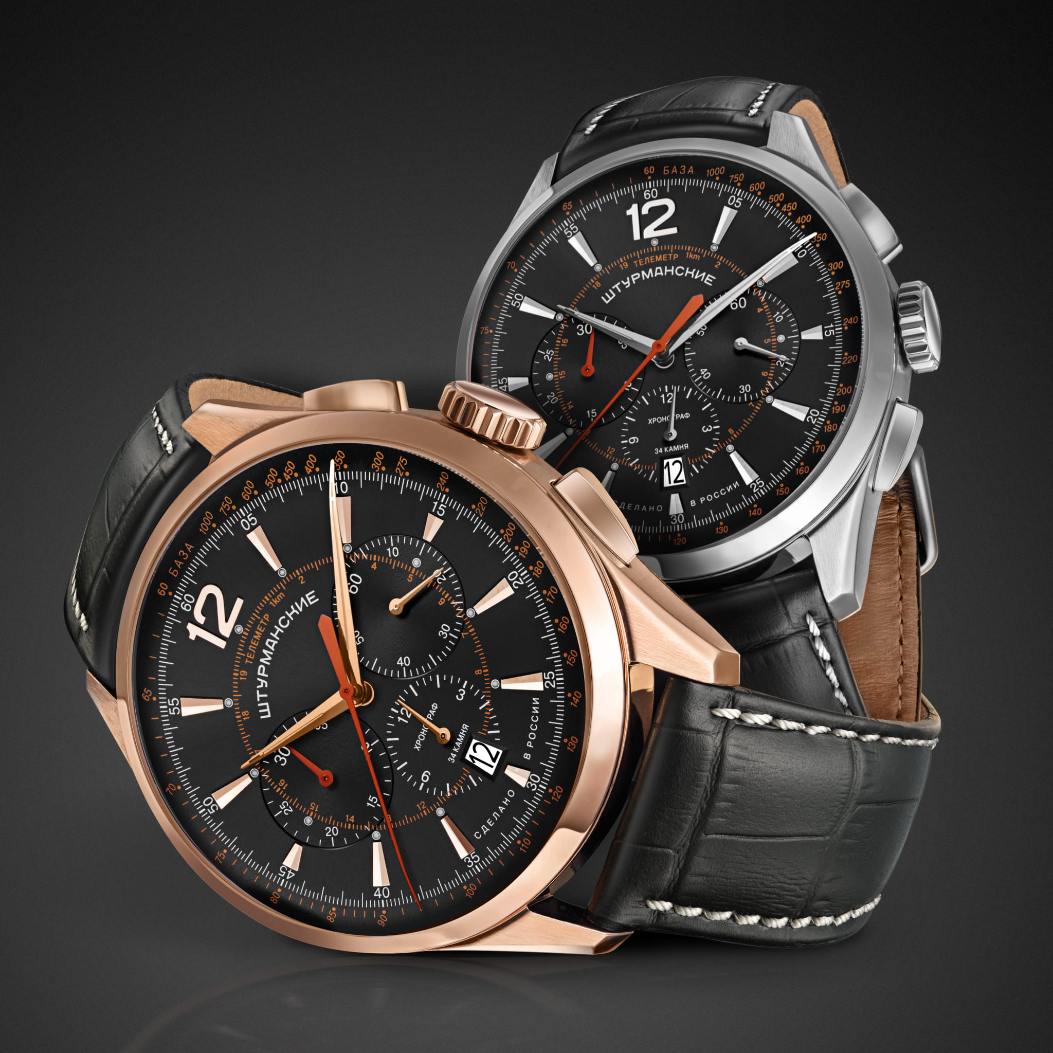 Штурманские Штурманские Открытый Космос NE88/1859222, открытый космос россия мужские часы на браслете кожаный боковой вид
