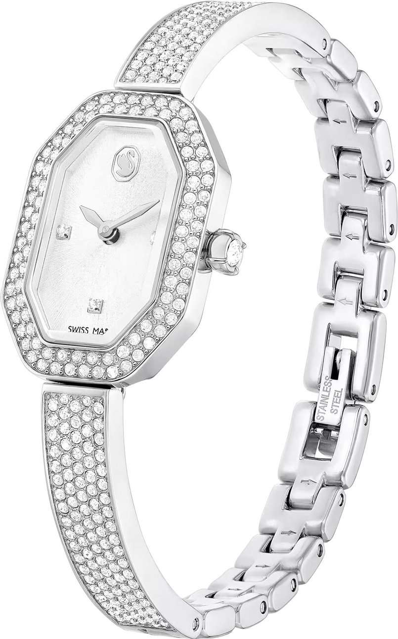 Swarovski Swarovski Dextera Bangle 5672977,  швейцария женские часы на браслете нержавеющая сталь боковой вид