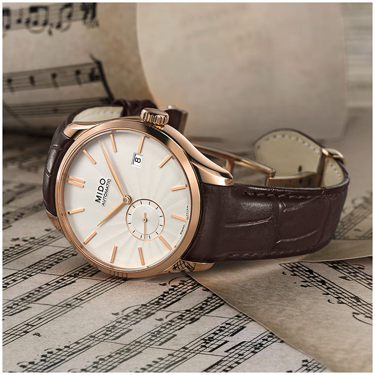 Оригинальные часы Mido Mido Belluna M024.428.36.031.00 механические калибр механизма eta 2825-2 общий вид