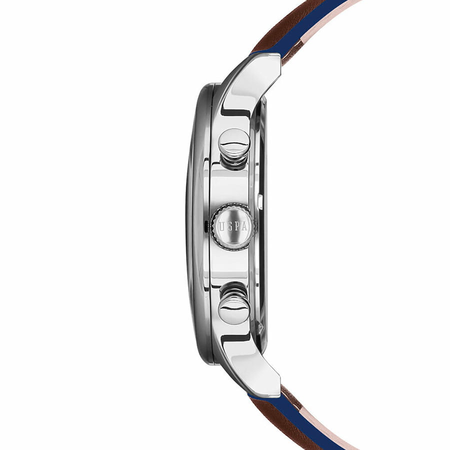 U.S. Polo Assn. U.S. Polo Assn. Crossing USPA1010-05 , наручные мужские часы фото под углом