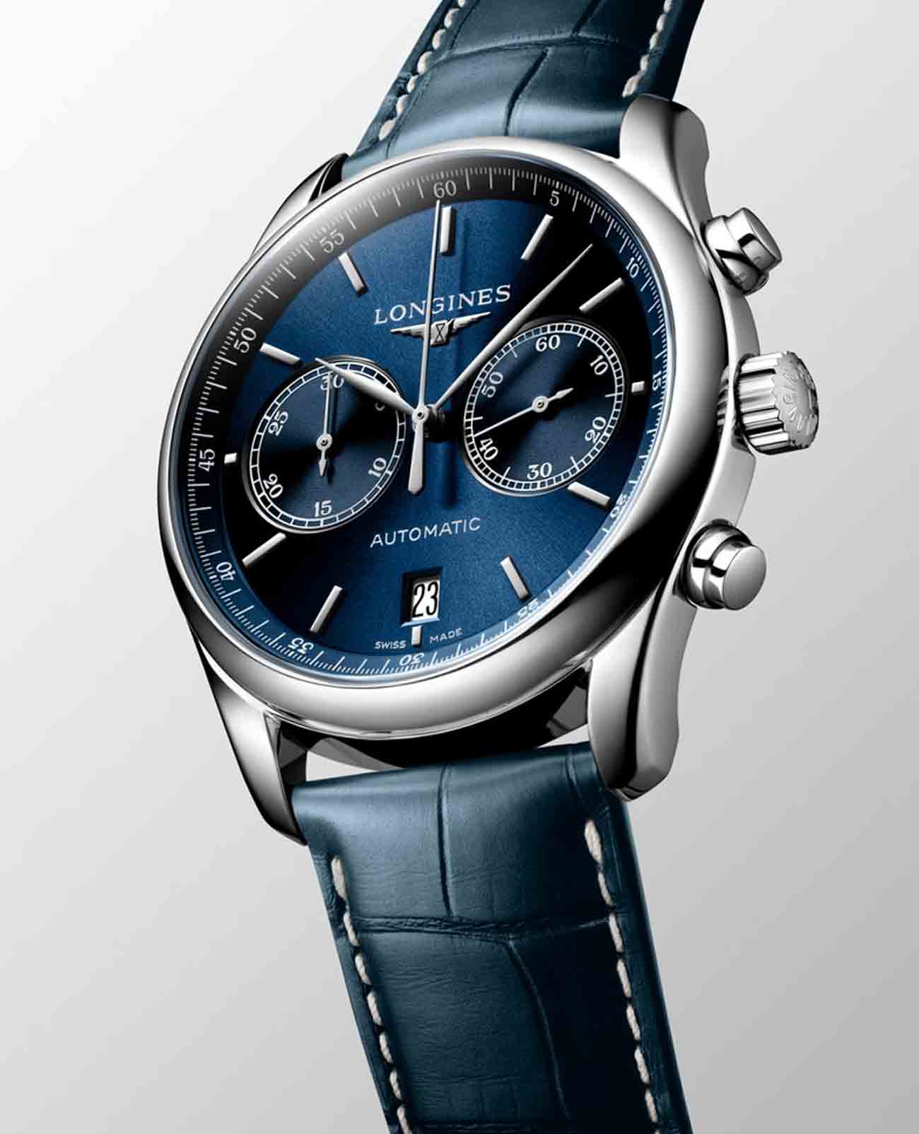 Longines Longines Master Collection L2.629.4.92.0, master collection швейцария мужские часы на браслете кожаный боковой вид