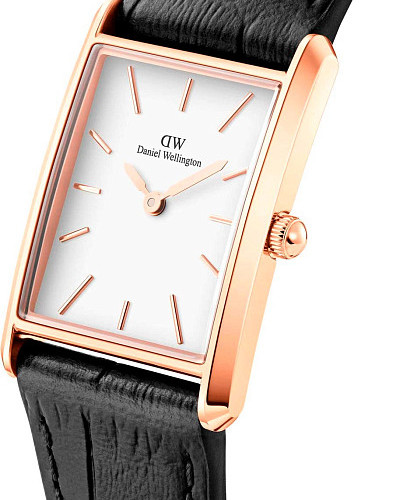 Daniel Wellington Bound Black Crocodile Rose Gold DW00100693